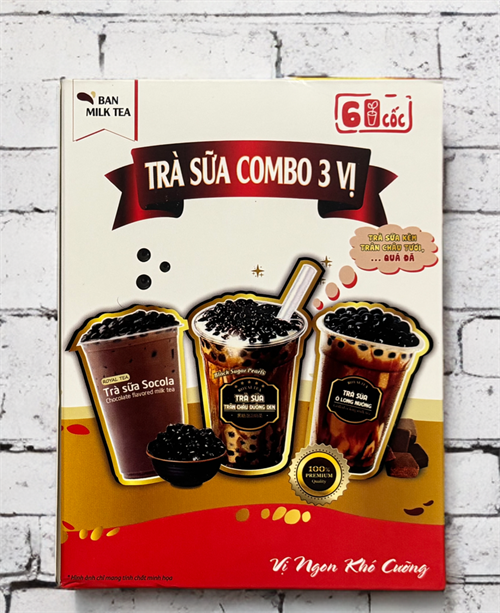 Чай с молоком и шоколадом TRÀ SỮA COMBO 3 VI Chocolate flavored milk tea 6 пакетиков 5367 - фото 16827