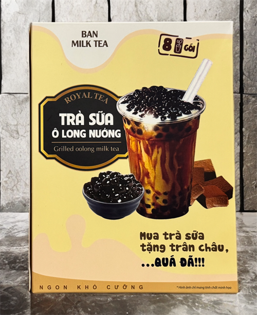 Чай улун с молоком TRÀ SỮA Ô LONG NƯỚNG Grilled oolong milk tea 8 пакетиков 5368 - фото 16830