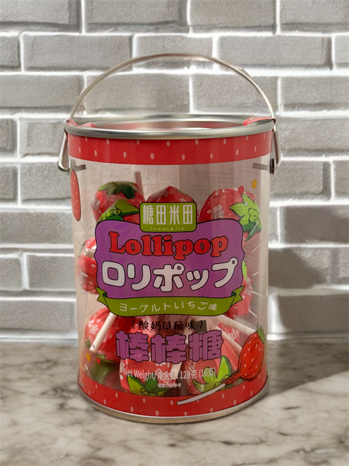 Леденец со вкусом йогурта и клубники Tommy&Tim 128 г. 5509 - фото 17318