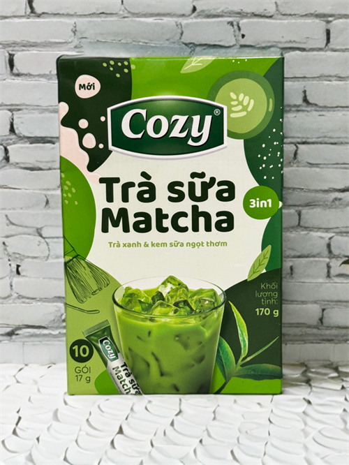 Чай Матча Cozy Tra Sua Matcha 10 пакетиков по 17 гр 5526 - фото 17347