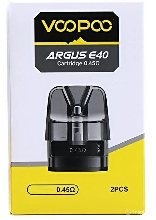 Картридж VooPoo Argus E40 Pod 4.5ml 0.45ohm (2 шт.) 5873 - фото 18430
