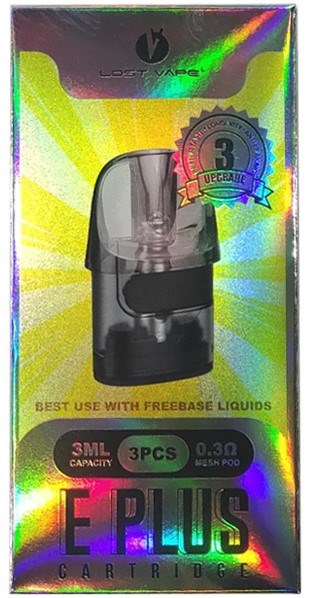 Картридж Lost Vape E-Plus Cartridge 3ml 0.3Ohm (в упак. 3 шт.) 5886 - фото 18460