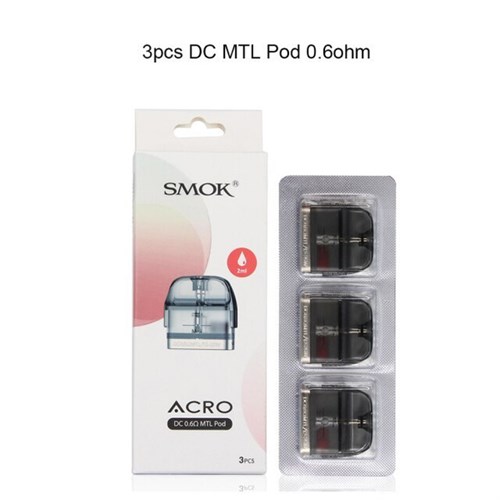 Картридж SMOK ACRO DC 0.6 Ом MTL (в упак. 3шт) 5891 - фото 18469