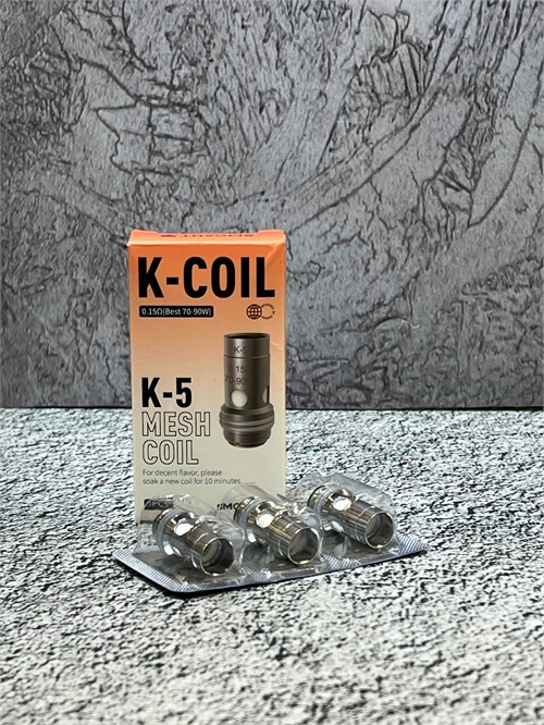 Испаритель Smoant K-5 Mesh Coil (Knight 80 / Pasito 2) 0.15 Ом - упаковка 3 шт 5928 - фото 18544