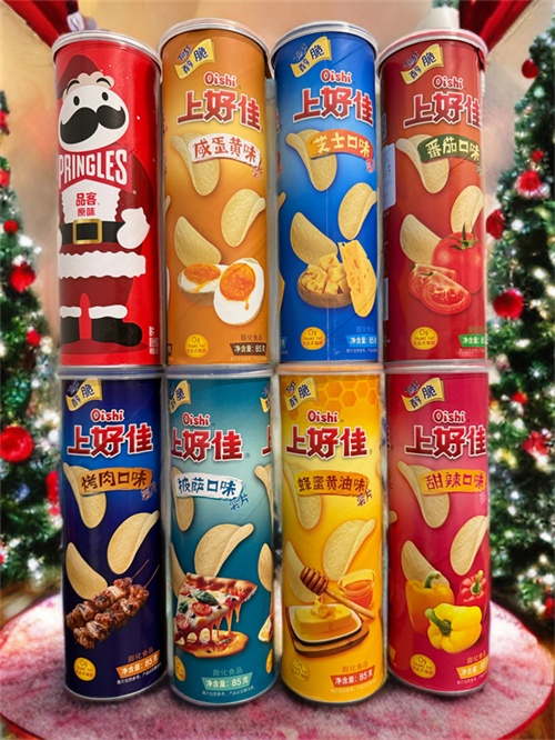 Картофельные чипсы со вкусом сыра Shanghagia туба 65 гр 6373