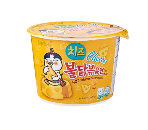 Лапша Samyang острая курица с сыром, 105 г 6510