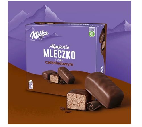 Конфеты Milka Alpejskie Mleczko со вкусом шоколада 330г 6525