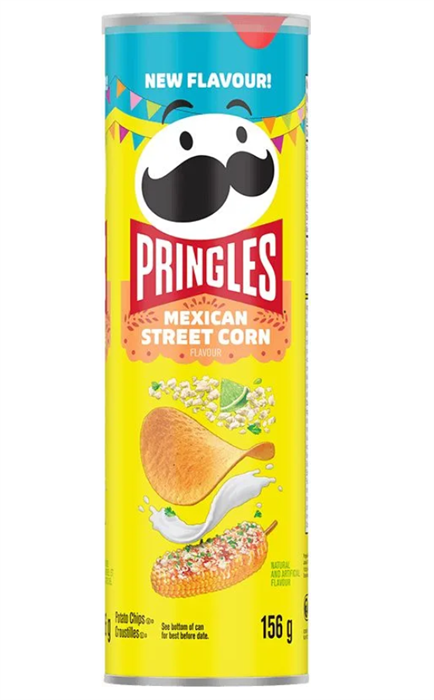 Чипсы Pringles Elote Mexican Street Corn Potato Crisps Chips 156г 6536