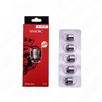 Испаритель SMOK v8 Baby mesh 0.15ohm для TFV Baby/v2 (5 шт. в упак.) 5903